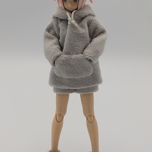 2025人気新作 新色 美少女 服 プラモデル 1/12 美プラ パーカーワンピ その他
