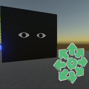 目が合う壁【cluster用アセット】