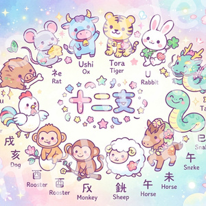 【AI生成】十二支？｜商用利用OK｜6セット