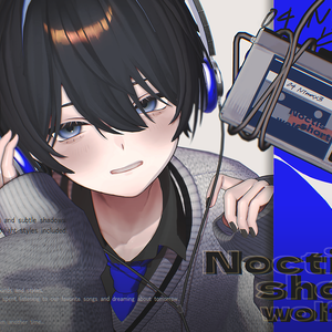 【14アバター対応】Noctis Short Wolf【VRChat】