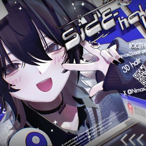 【16アバター対応】Side-Half-Up【VRChat】