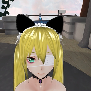 【VRChat向け】猫耳ヘッドドレス（猫耳取り外し可） 缩略图 5