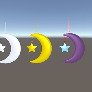 【VRChat向け】星月ピアス 缩略图 2