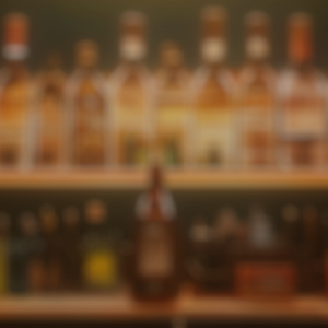 バーカウンター(縦型飲酒配信用背景)