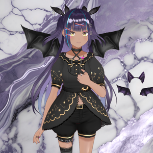 Bat wings and ears