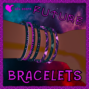 Future Bracelets (10 変種) (VRCアバターアクセサリー) [TafuStore] [VRChat]