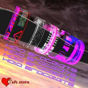 Neon Holo Bracelets 💖 アバター・ブレスレット  💖 VRChat 💖