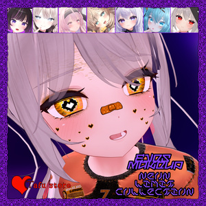 Neon Vision ♥  瞳テクスチャ ♥  7アバター対応  ♥ [TafuStore] [Makeup] [VRChat] 缩略图 7