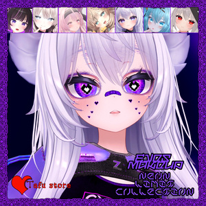 Neon Vision ♥  瞳テクスチャ ♥  7アバター対応  ♥ [TafuStore] [Makeup] [VRChat] 缩略图 2