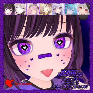 Neon Vision ♥  瞳テクスチャ ♥  7アバター対応  ♥ [TafuStore] [Makeup] [VRChat] 缩略图 6