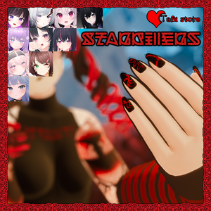[無料] StarKillers 💓 爪の質感 Nail Texture 💓 [TafuStore] [VRChat] [Free]