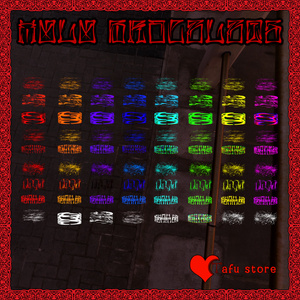 Emo Holo Bracelets ❤️ エモ・サイバー・ブレスレット ❤️ VRChat ❤️ 缩略图 2