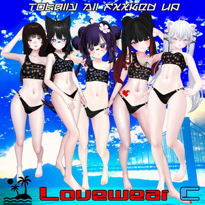 Lovewear C ❤️‍🔥VRChat ビキニ衣装 ❤️‍🔥10アバター対応 ❤️‍🔥 TafuStore 衣類 🖤 [VRChat] 缩略图 2