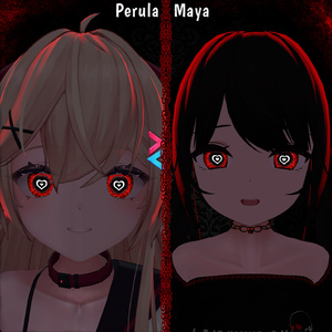Lovestruck Vision ♥ VRChat 瞳テクスチャ ♥ 19アバター対応 ♥ Eye Texture 缩略图 16