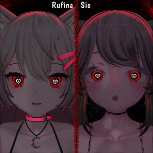 Lovestruck Vision ♥ VRChat 瞳テクスチャ ♥ 19アバター対応 ♥ Eye Texture 缩略图 8