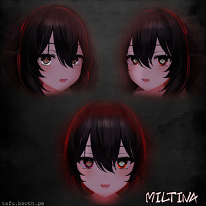 [無料] Bloodlink Vision ♥ VRChat 瞳テクスチャ ♥ 15 アバター対応 ♥ Eye Texture 缩略图 11