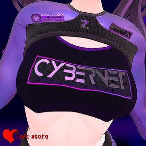 [無料] Neon Limit 💜 3D衣装モデル 💜 8アバター対応 💜 TafuStore 衣類 [VRChat] [Free] 缩略图 4