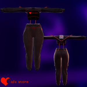 [無料] Neon Limit 💜 3D衣装モデル 💜 8アバター対応 💜 TafuStore 衣類 [VRChat] [Free] 缩略图 11