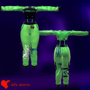[無料] Neon Limit 💜 3D衣装モデル 💜 8アバター対応 💜 TafuStore 衣類 [VRChat] [Free] 缩略图 9