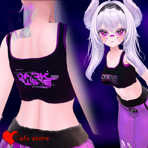 [無料] Neon Limit 💜 3D衣装モデル 💜 8アバター対応 💜 TafuStore 衣類 [VRChat] [Free] 缩略图 5