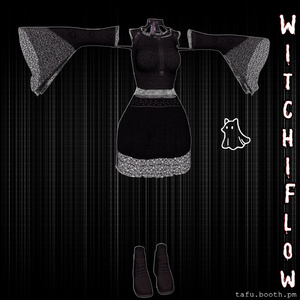 [無料] Witch Flow 🖤 3D衣装モデル 🖤 5アバター対応 🖤 TafuStore 衣類 🖤 [VRChat] [Free] 缩略图 10