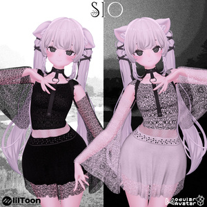 [無料] Witch Flow 🖤 3D衣装モデル 🖤 5アバター対応 🖤 TafuStore 衣類 🖤 [VRChat] [Free] 缩略图 5