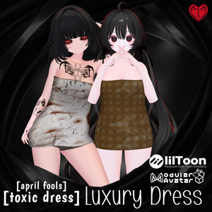 [無料] Luxury Dress 💛 April Fools 💛 10アバター対応 💛 3D衣装モデル 💛 TafuStore 衣類 💛 [VRChat] 缩略图 5