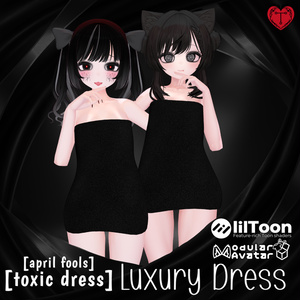 [無料] Luxury Dress 💛 April Fools 💛 10アバター対応 💛 3D衣装モデル 💛 TafuStore 衣類 💛 [VRChat] 缩略图 4