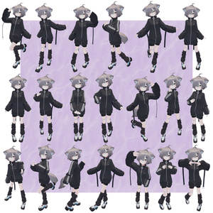 アイドリングポーズアニメーション20種セット 缩略图 2