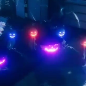 Halloween Pumpkins and Ghosts