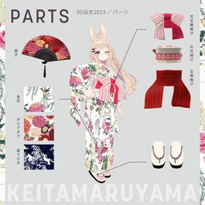 ルーナリットちゃん対応『KEITAMARUYAMA 3D浴衣2023』 缩略图 3