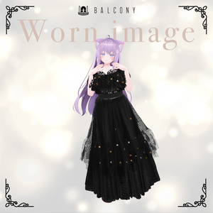 萌ちゃん対応『KEITA MARUYAMA Dark night fantasia dress』 缩略图 2