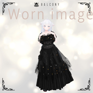 珀杏ちゃん対応『KEITA MARUYAMA Dark night fantasia dress』 缩略图 2