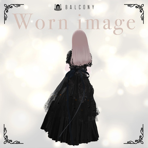 凪ちゃん対応『KEITA MARUYAMA Dark night fantasia dress』 缩略图 3