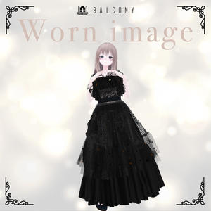 凪ちゃん対応『KEITA MARUYAMA Dark night fantasia dress』 缩略图 2