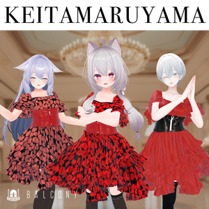 10アバター対応「KEITAMARUYAMA RED DRESS」