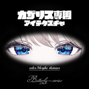 〈カザリス/Cazalis専用〉レテノールモルフォ_Morpho rhetenor/アイテクスチャ_eye-texture【Butterfly-series】