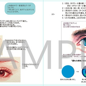 眼福ユウコ・イラスト技法書1「透明水彩で人物イラストを描いてみたいあなたへ」