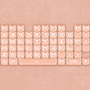 【Vtuber素材】Pixel Cat Keycap - キーボード対応【共6色】