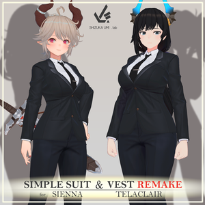 【8アバター対応】シンプルスーツ＆ベスト【REMAKE】