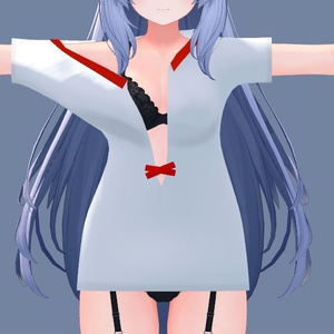 桔梗用のシャツ_[Shirt for Kikyo]_VRChat
