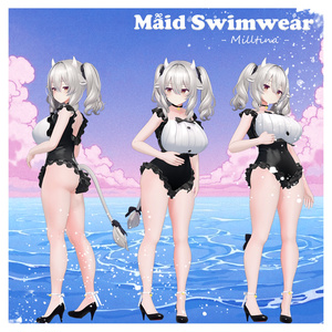 Maid-Swimwear - [メイド - スイミングウェア] 缩略图 7