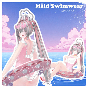 Maid-Swimwear - [メイド - スイミングウェア] 缩略图 5