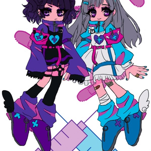 まみきりイラスト本『Rosy Doll』
