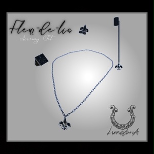 【VRC衣装】Fleur-de-lis　Accessory/アクセサリーセット
