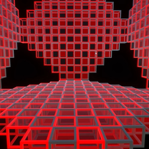 【無料】VRMLiveViewer用ステージ「Cube_stage」 GLBファイル 缩略图 2