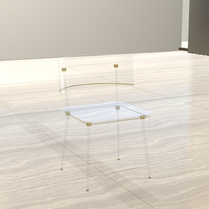 【無料】Glass & Gold Dining Set｜ガラスのダイニングセット 缩略图 4