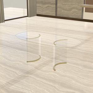 【無料】Glass & Gold Dining Set｜ガラスのダイニングセット 缩略图 3