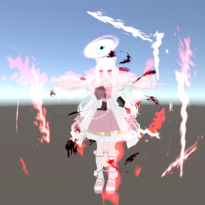 衣装替え・変身パーティクル3種【VRChat想定/MA対応/全アバター対応】