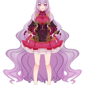 限定1点/Live2D/VTS-兔子女(粉紫)